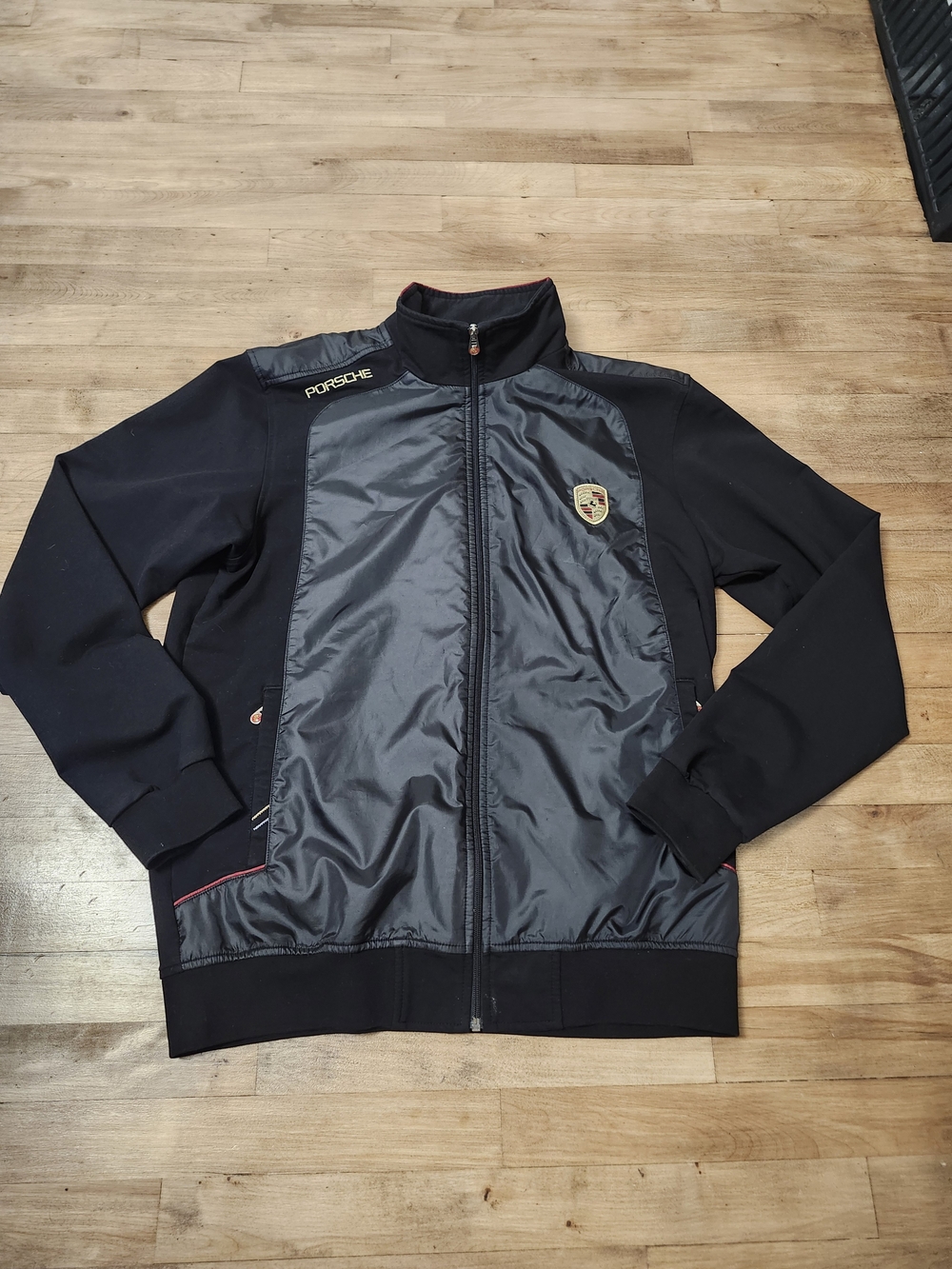 Porsche Design Black Zip-UP Jacket - Picture 2 of 8